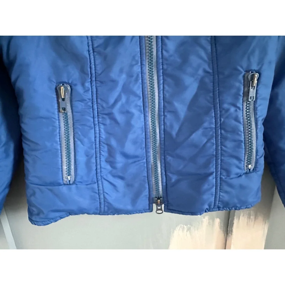 Vintage Topher Ski Suit Set Blue Green Jacket Bib Overalls Women Retro 2 Piece